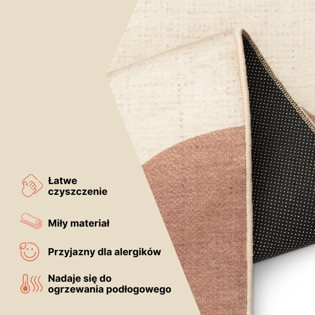 Dywan Wisp Jasny Beżowy Geometryczny