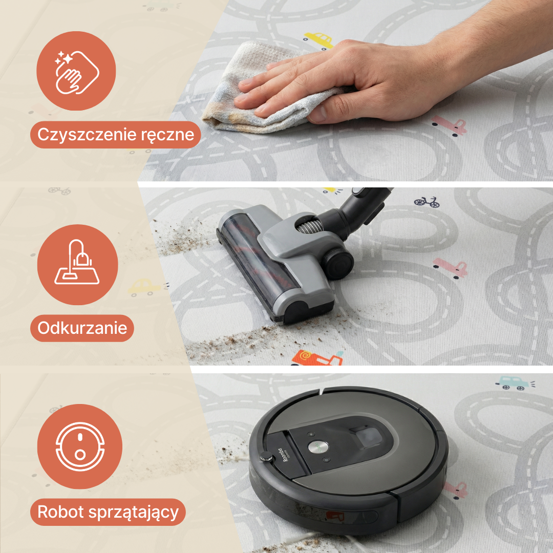 Dywan Dziecięcy Snooki Miasteczko Szary Granatowy Antypoślizgowy