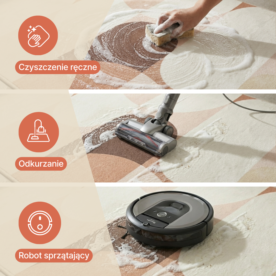 Dywan Wisp o Nieregularnym Kształcie Pastelowy