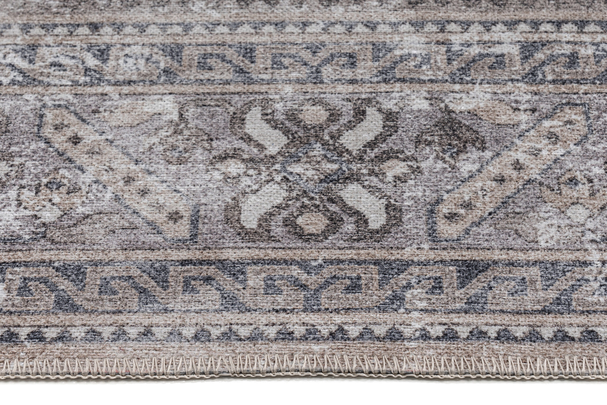 Dywan Dubai Szary Przetarcia Antypoślizgowy