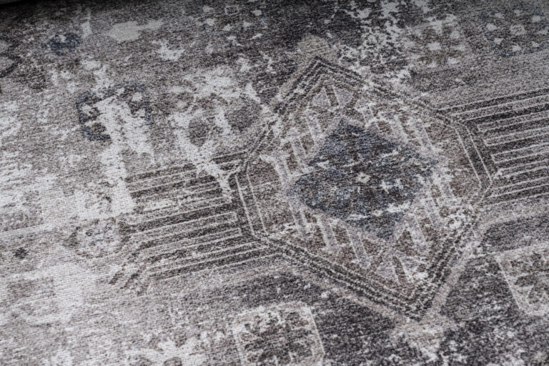 Dywan Dubai Szary Przetarcia Antypoślizgowy