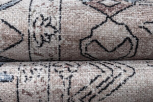 Dywan Dubai Szary Beżowy Vintage Antypoślizgowy