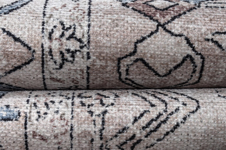 Dywan Dubai Szary Beżowy Vintage Antypoślizgowy