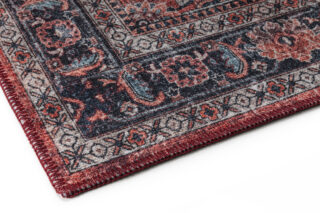 Dywan Dubai Czerwony Ornamenty Antypoślizgowy