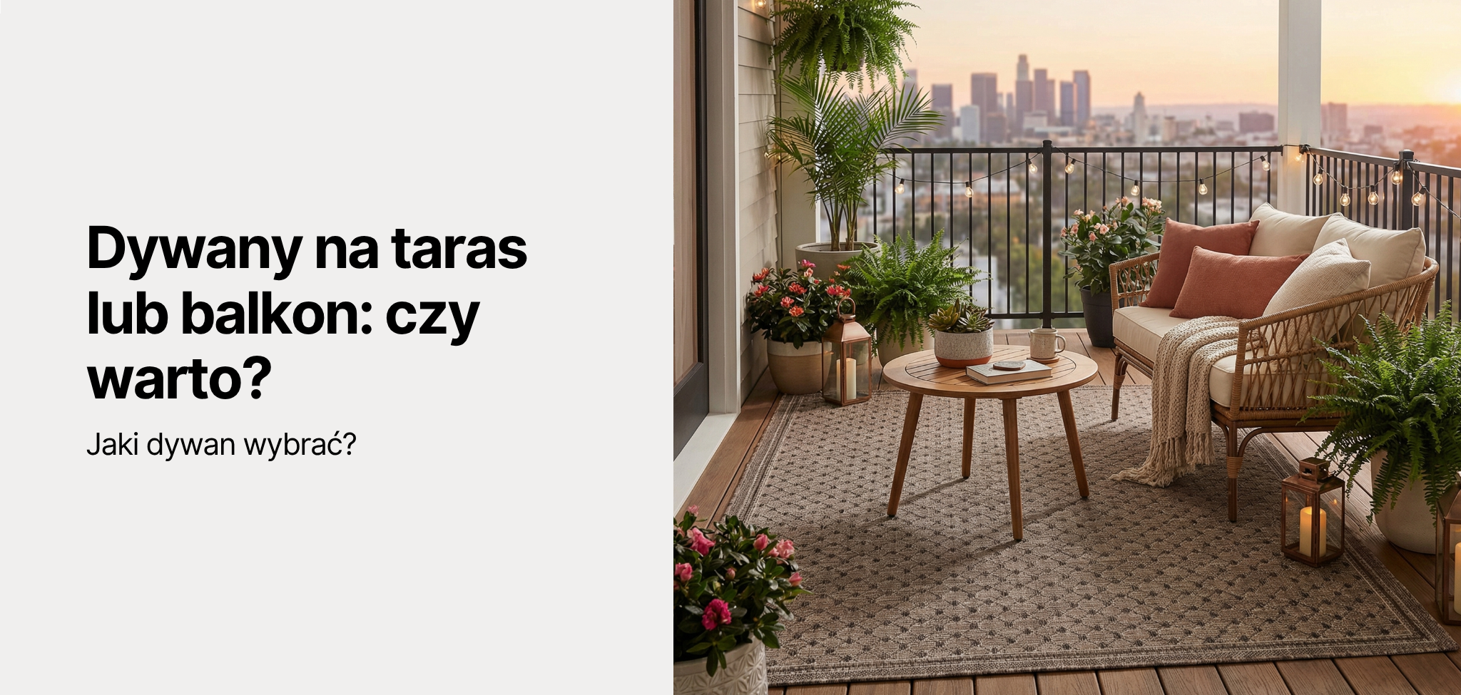 Dywany na taras lub balkon