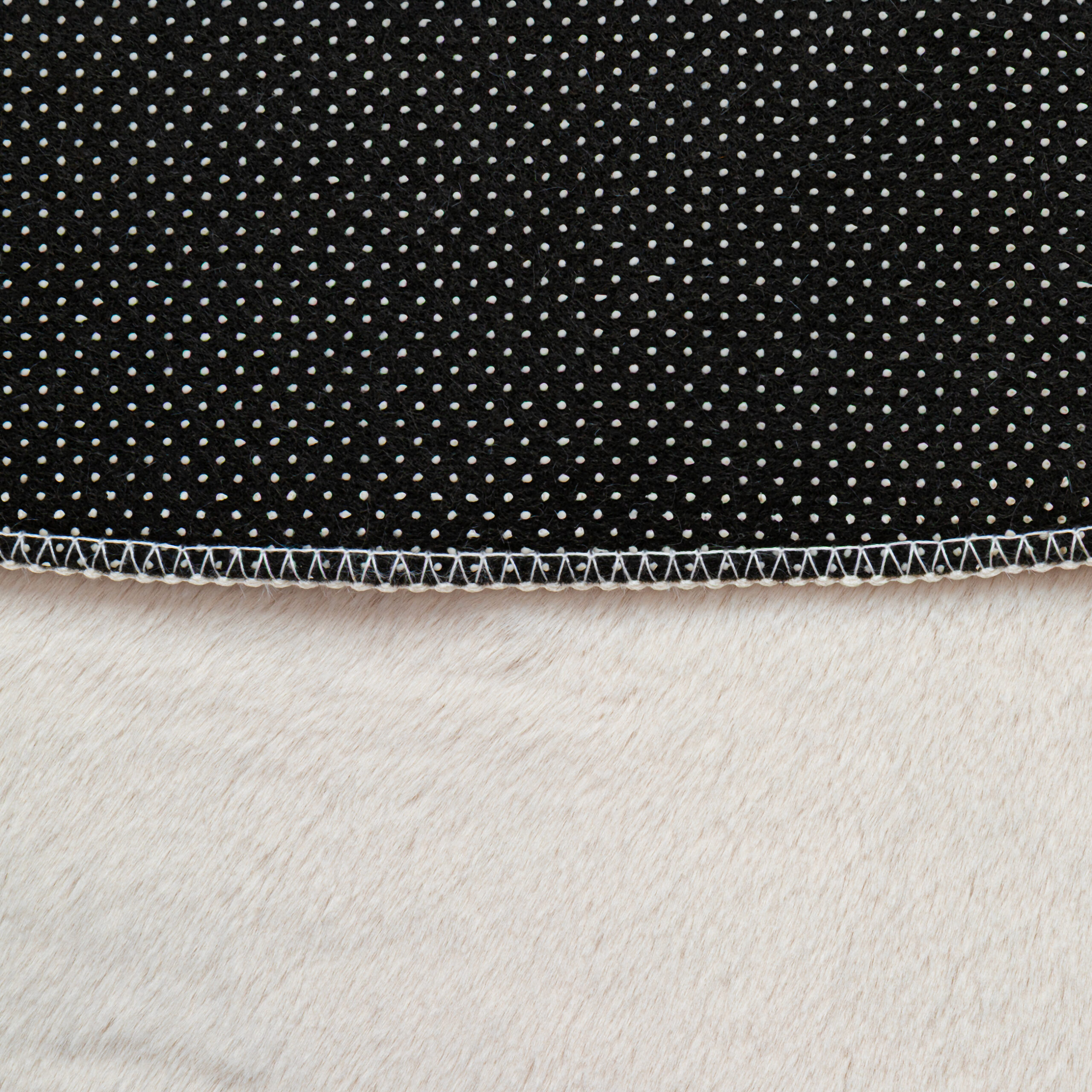 Dywan Lumi Okrągły Kremowy Antypoślizgowy