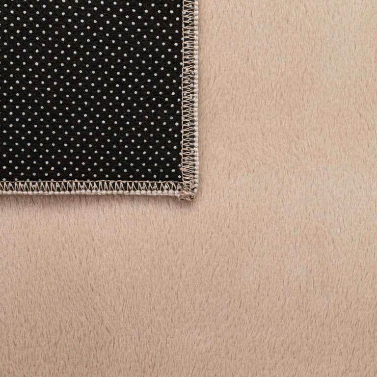 Dywan Lumi Kwadratowy Beżowy Antypoślizgowy