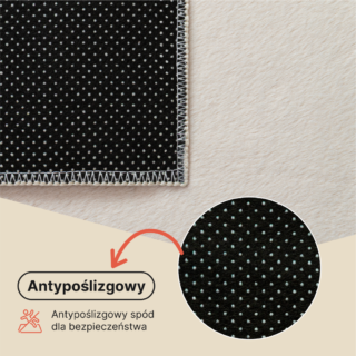 Dywan Lumi Kremowy Antypoślizgowy