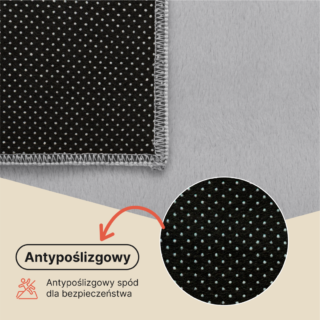 Dywan Lumi Jasny Szary Antypoślizgowy