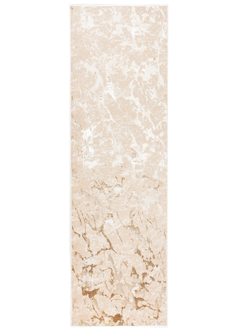 Chodnik Crystal Beżowy Brązowy Abstrakcyjny