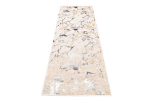Chodnik Crystal Beżowy Szary Abstrakcyjny