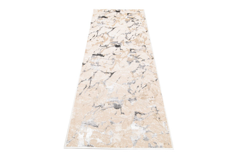 Chodnik Crystal Beżowy Szary Abstrakcyjny