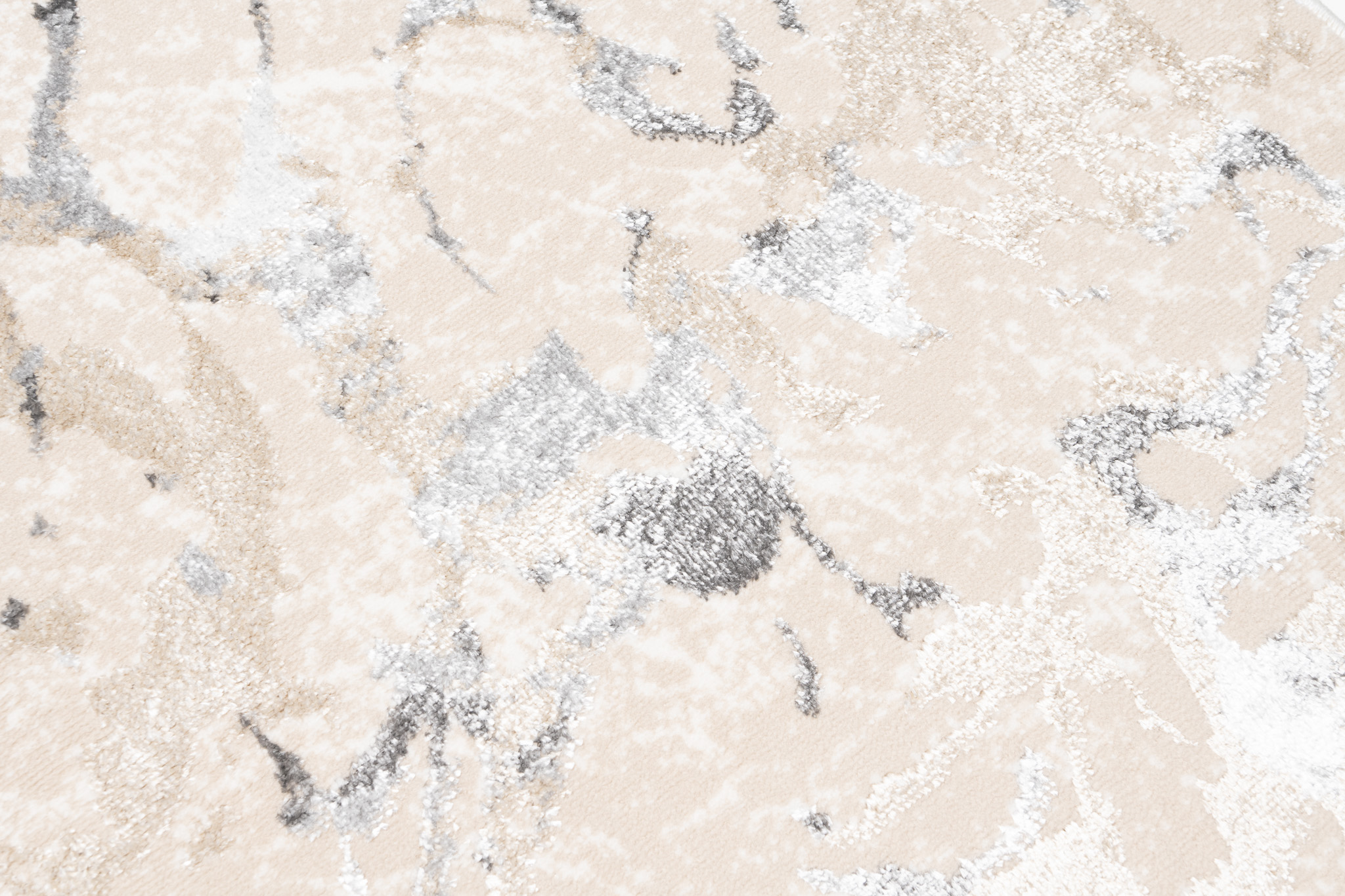 Chodnik Crystal Beżowy Szary Abstrakcyjny