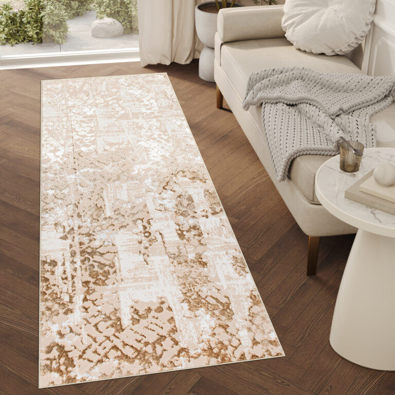 Chodnik Crystal Beżowy Retro