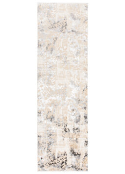 Chodnik Crystal Beżowy Szary Retro