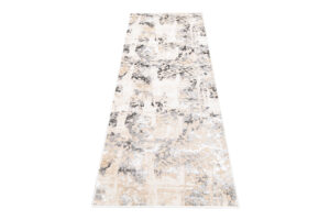 Chodnik Crystal Beżowy Szary Retro