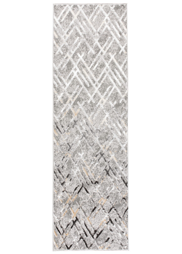 Chodnik Crystal Ciemny Szary Romby