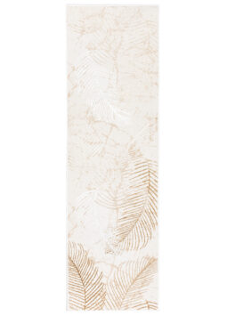 Chodnik Crystal Beżowy Liście