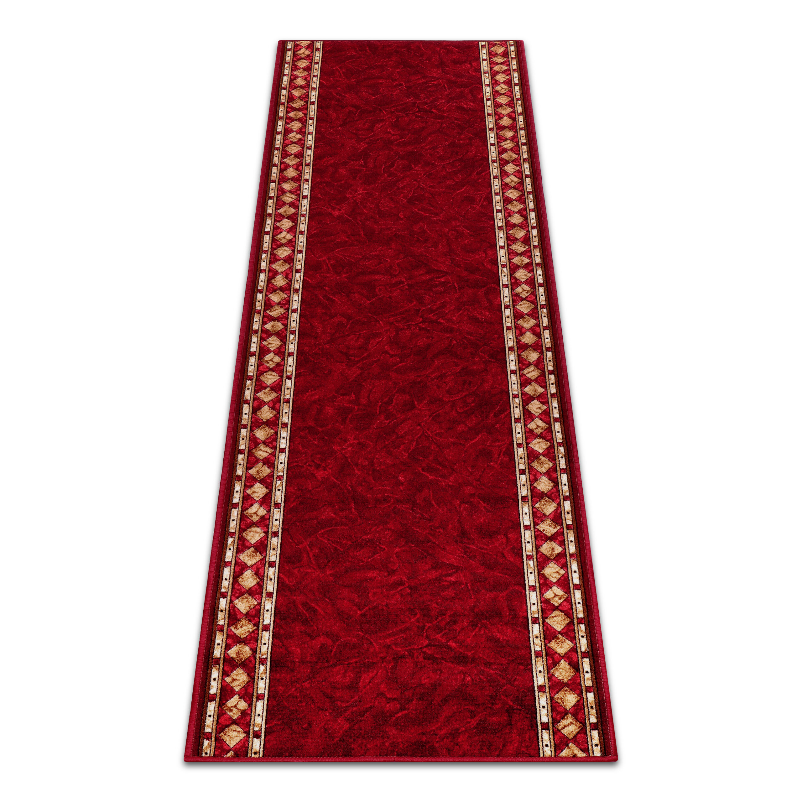 Chodnik Antypoślizgowy Bordowy Ornamenty