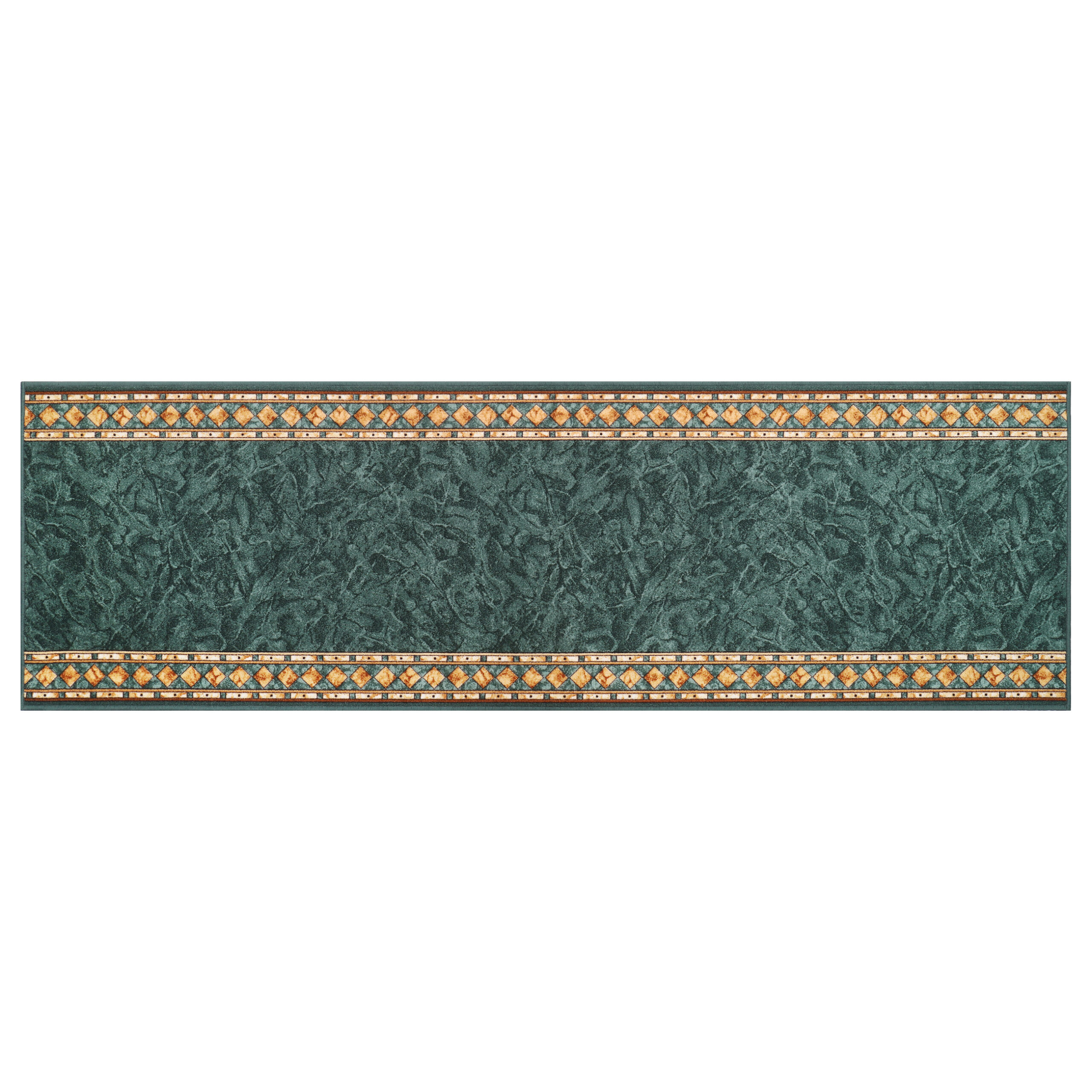 Chodnik Antypoślizgowy Zielony Ornamenty