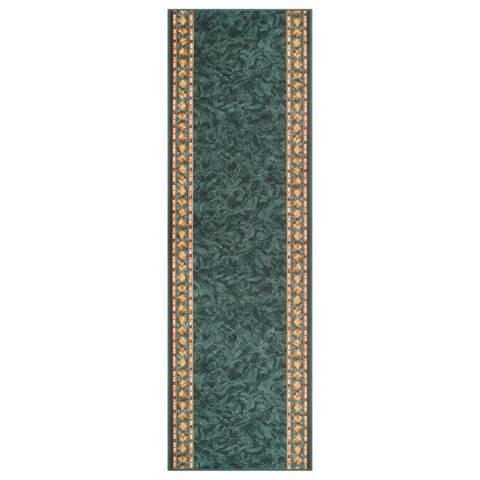 Chodnik Antypoślizgowy Zielony Ornamenty