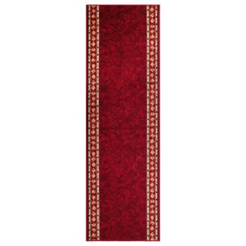 Chodnik Antypoślizgowy Bordowy Ornamenty