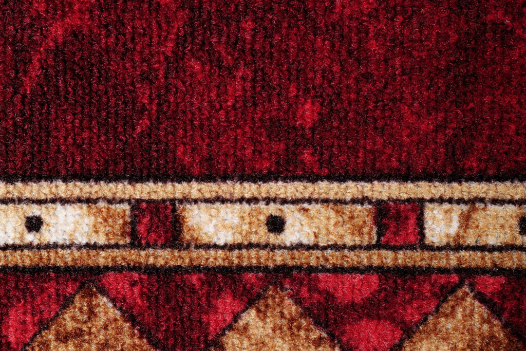 Chodnik Antypoślizgowy Bordowy Ornamenty