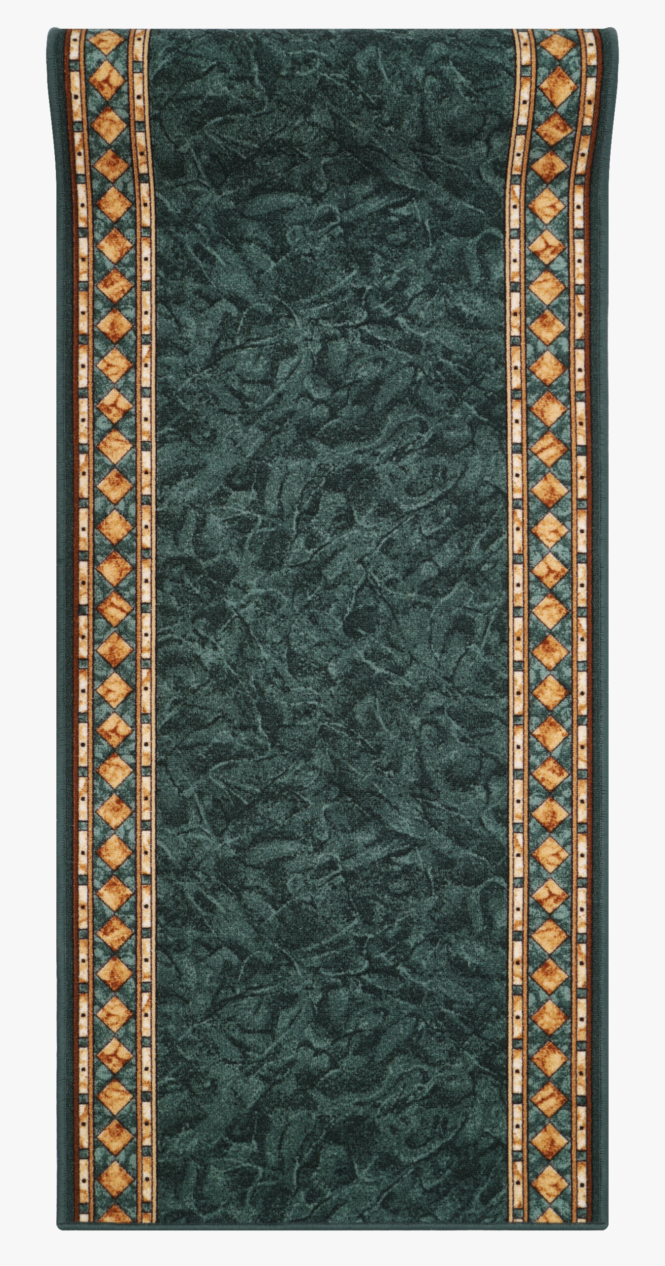 Chodnik Antypoślizgowy Zielony Ornamenty
