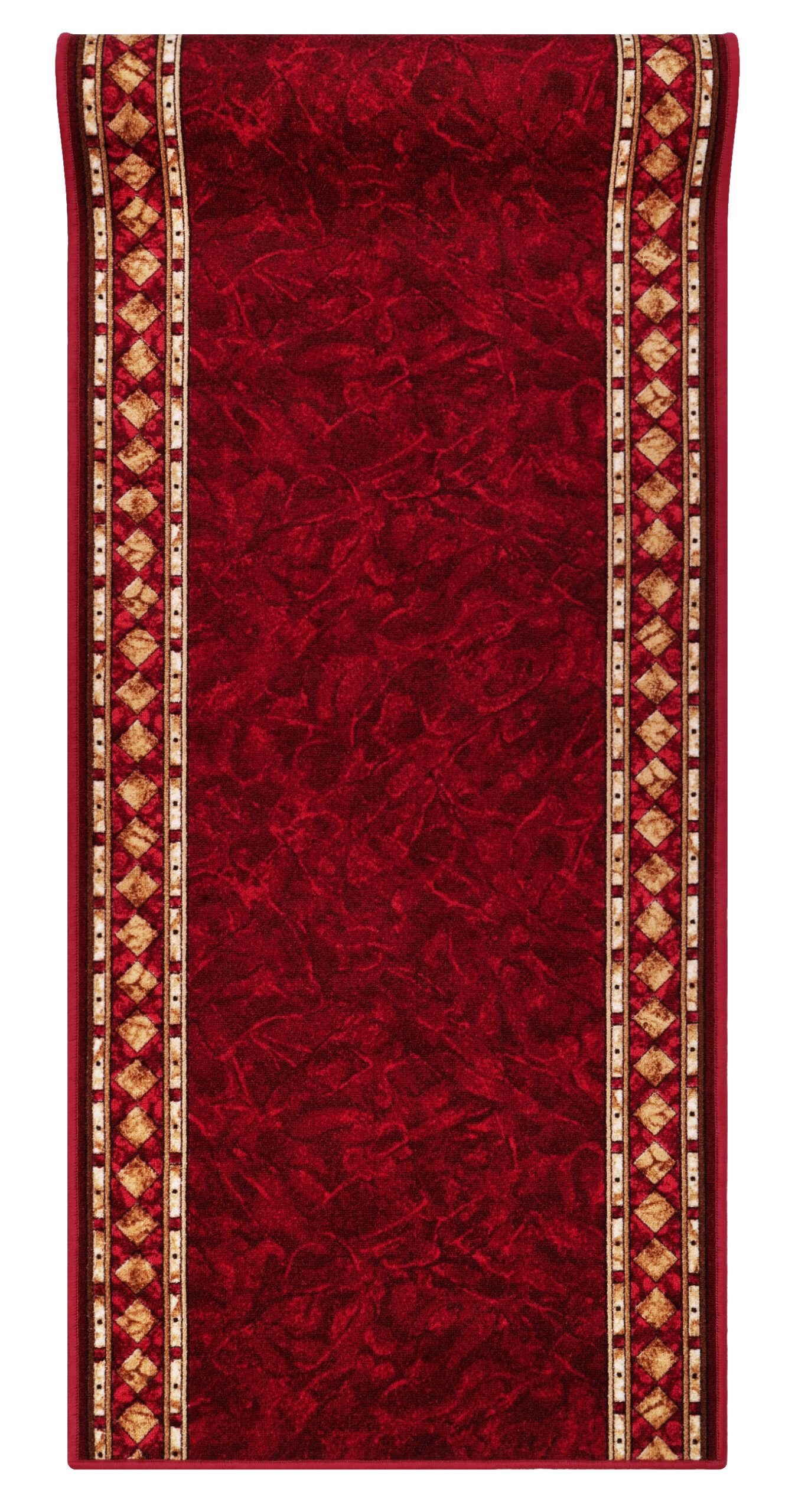 Chodnik Antypoślizgowy Bordowy Ornamenty