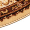 Dywan Atlas Okrągły Jasnobeżowy Ornament