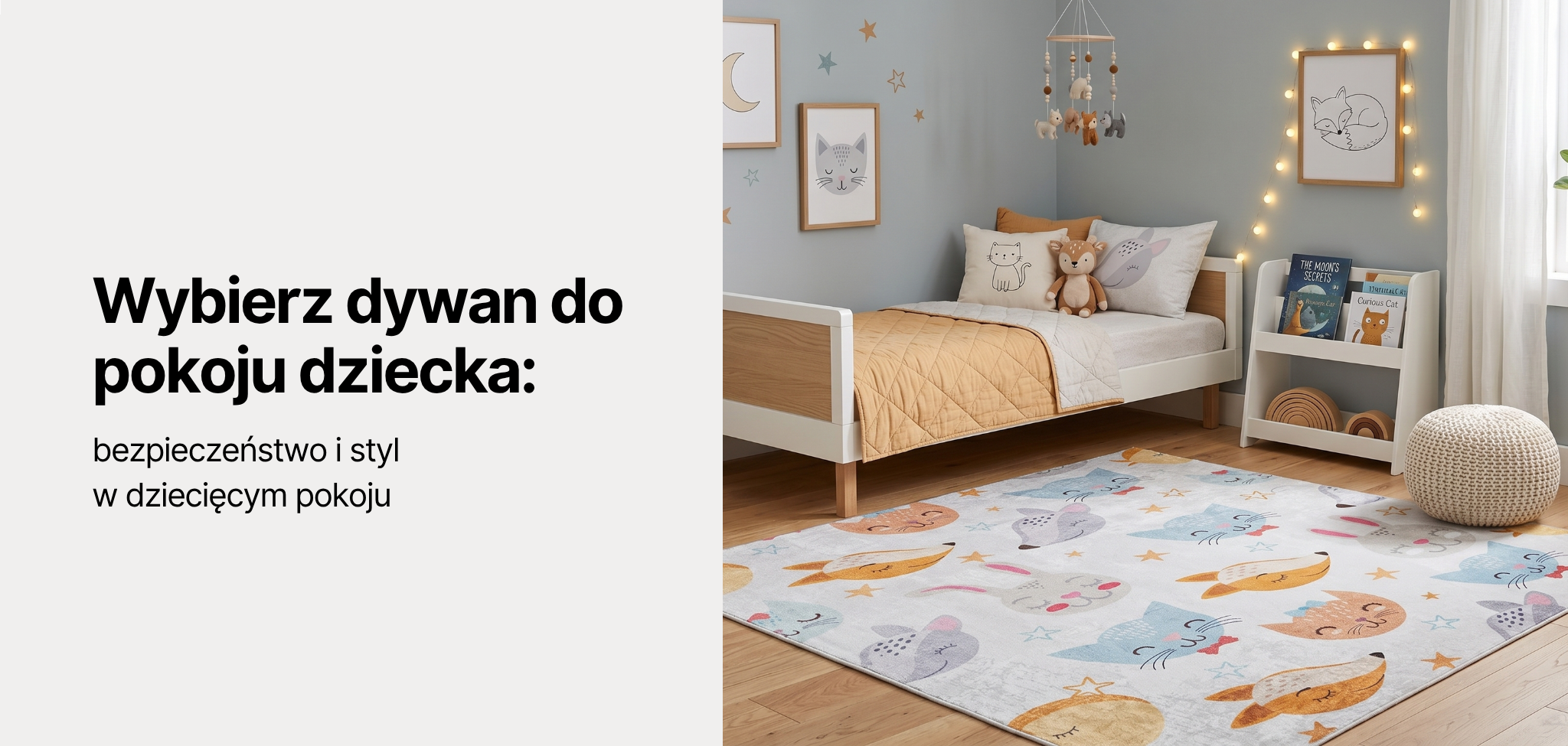pokój dziecięcy z motywami zwierzęcymi