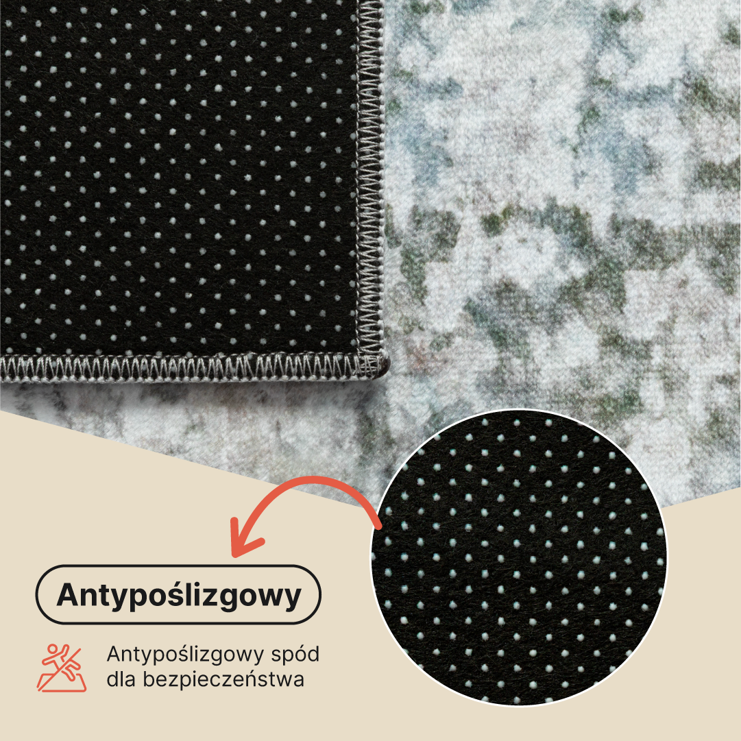 Dywan Venezia Niebieski Szary Abstrakcyjny