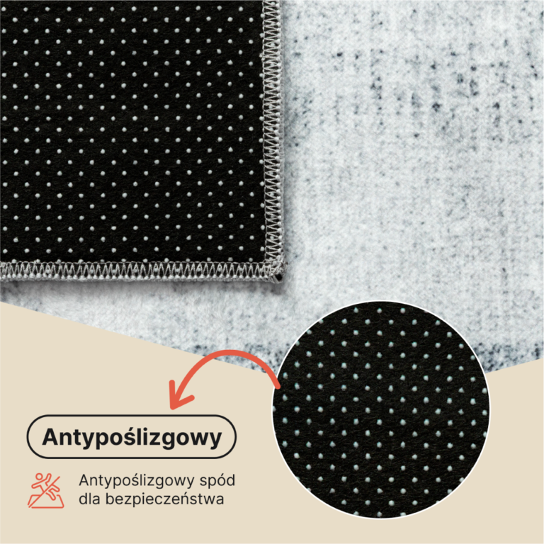 Dywan Venezia Szary Fioletowy Geometryczny