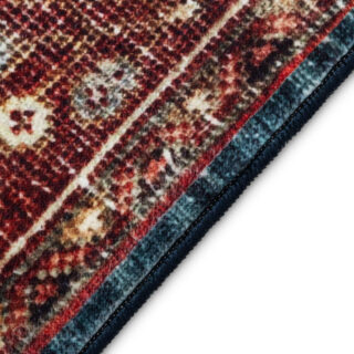 Dywan Ispahan Bordowy Granatowy Vintage