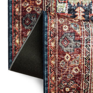 Dywan Ispahan Bordowy Granatowy Vintage