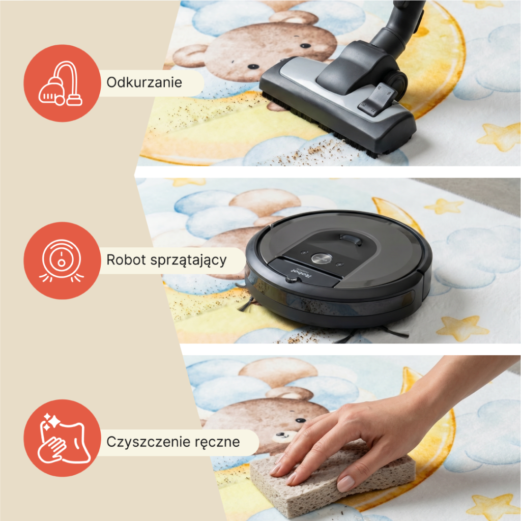 Dywan Dziecięcy Kids Wielokolorowy Księżyc