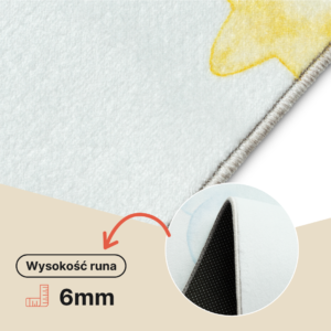 Dywan Dziecięcy Kids Wielokolorowy Księżyc