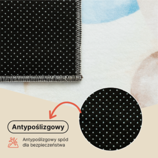 Dywan Dziecięcy Kids Wielokolorowy Księżyc