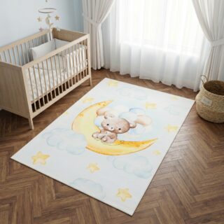 Dywan Dziecięcy Kids Wielokolorowy Księżyc
