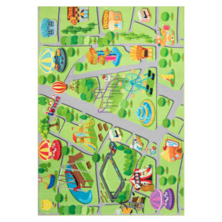 Dywan Dziecięcy Kids Zielony Park Rozrywki