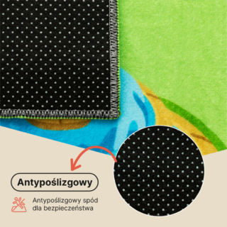 Dywan Dziecięcy Kids Zielony Park Rozrywki