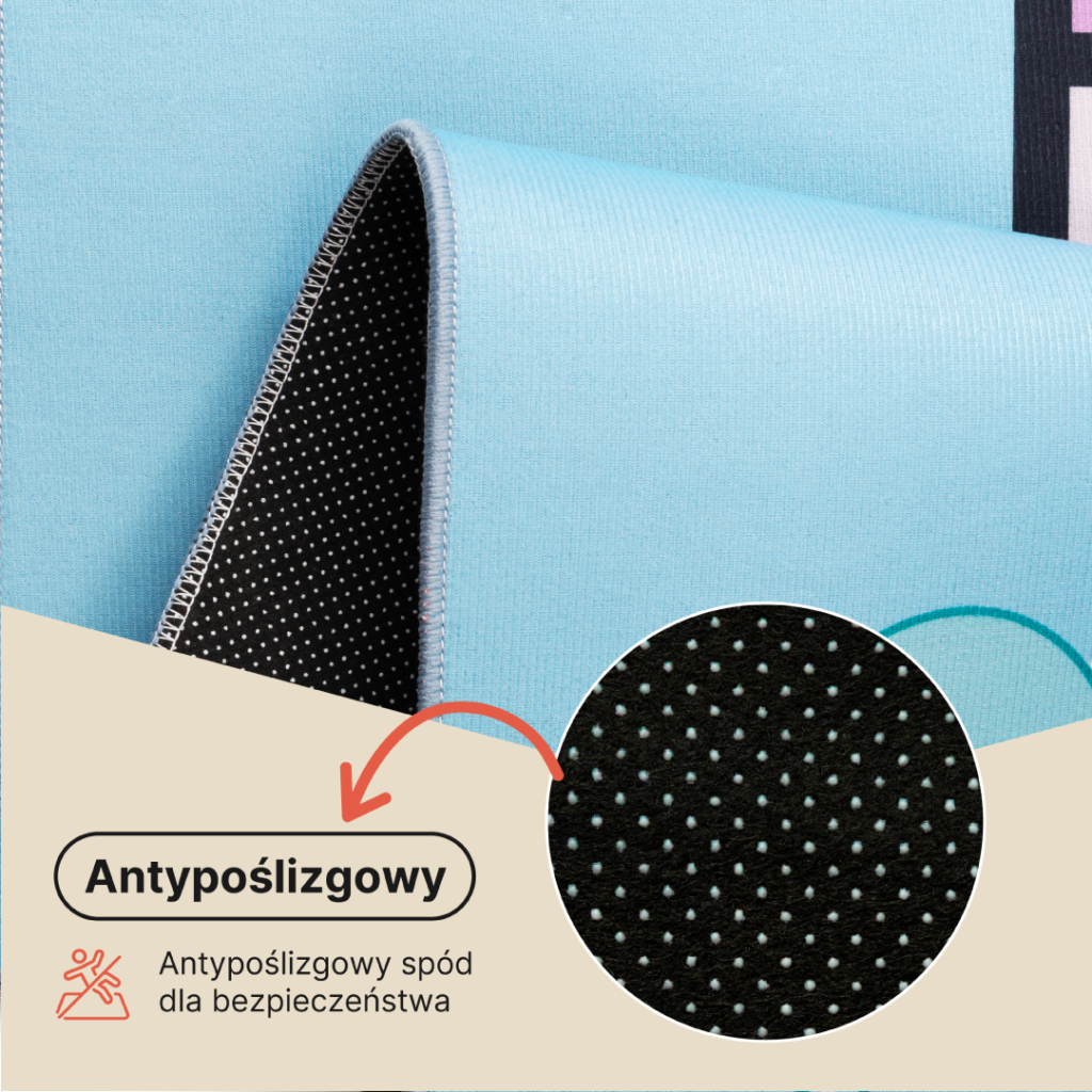 Dywan Dziecięcy Joy Gra w Klasy Antypoślizgowy