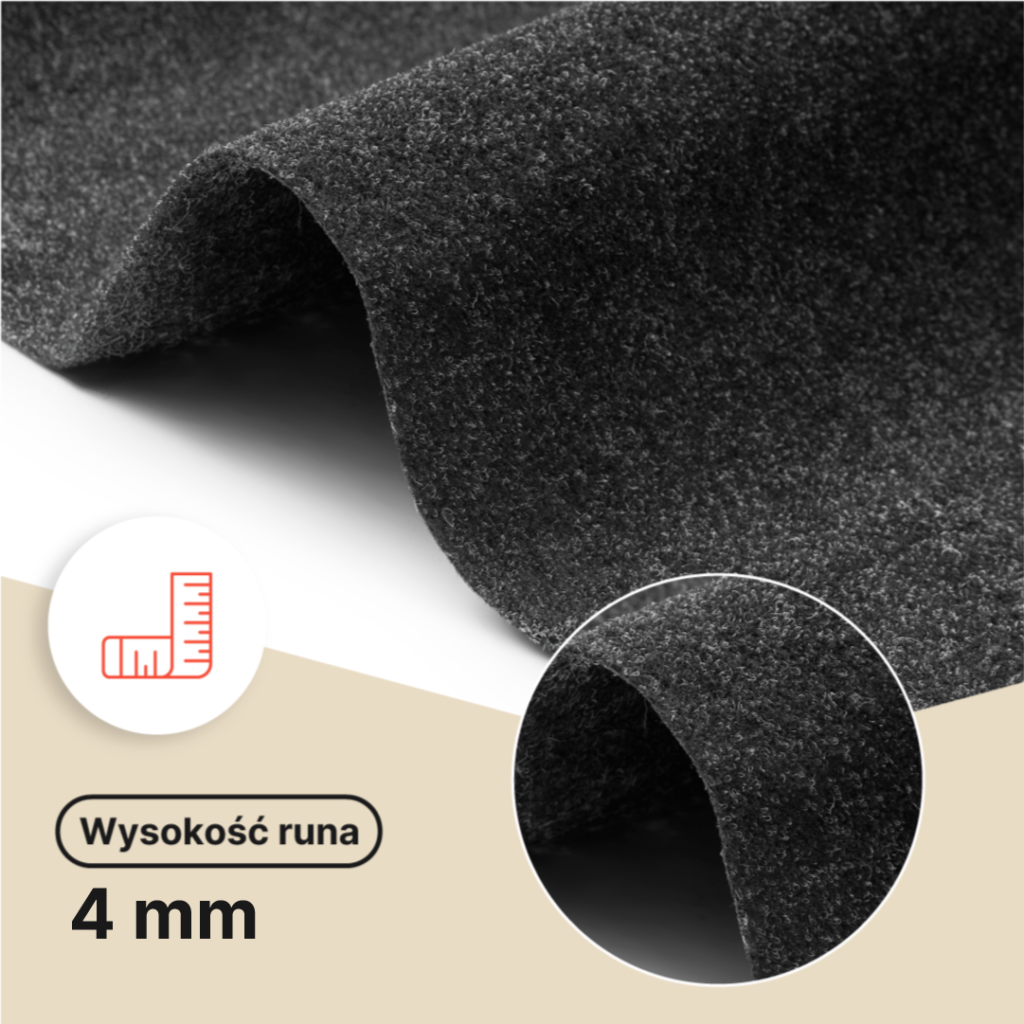 Sztuczna Trawa Vera Szara 4mm