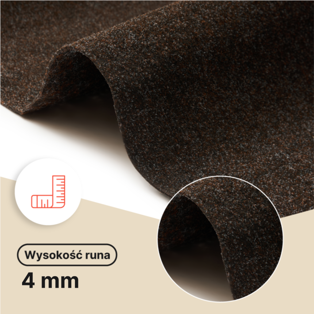 Sztuczna Trawa Vera Brązowa 4mm