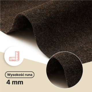 Sztuczna Trawa Vera Brązowa 4mm