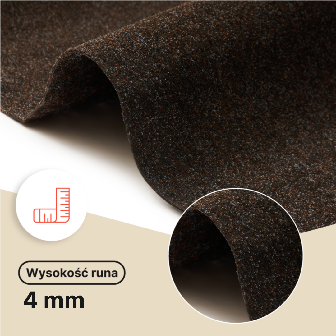 Sztuczna Trawa Vera Brązowa 4mm