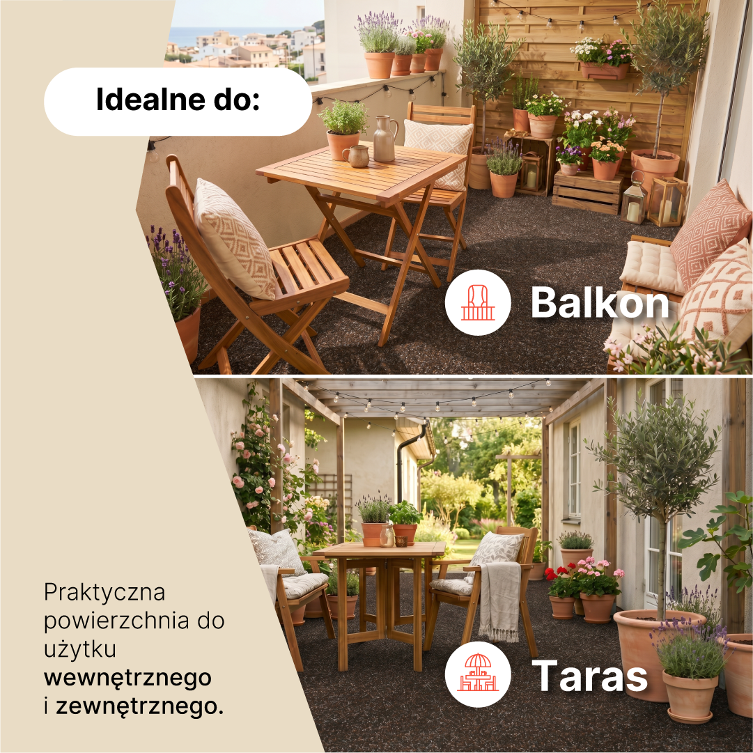 Sztuczna Trawa Vera Brązowa 4mm