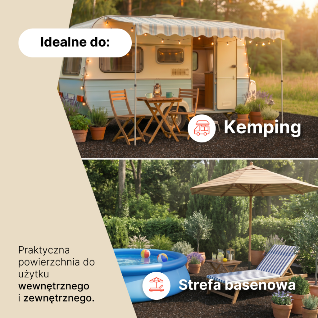 Sztuczna Trawa Vera Brązowa 4mm
