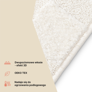 Dywan Terra Kremowy Krata
