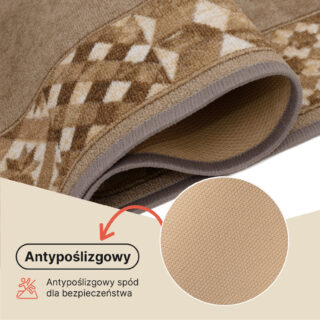 Chodnik Antypoślizgowy Beżowy Mozaika